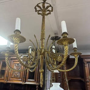 ⚜️Антикварная бронзовая люстра⚜️